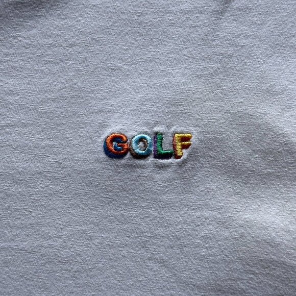 golf wang logo beige boxy tee - Picture 2 of 5